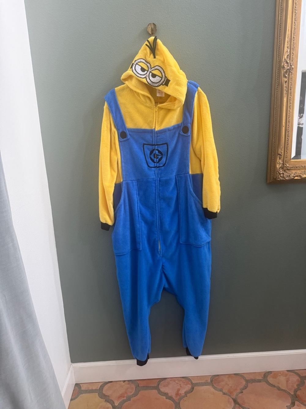 PJammy Sz 2X/3X Despicable Me Minion Jumper Adult pajamas costume